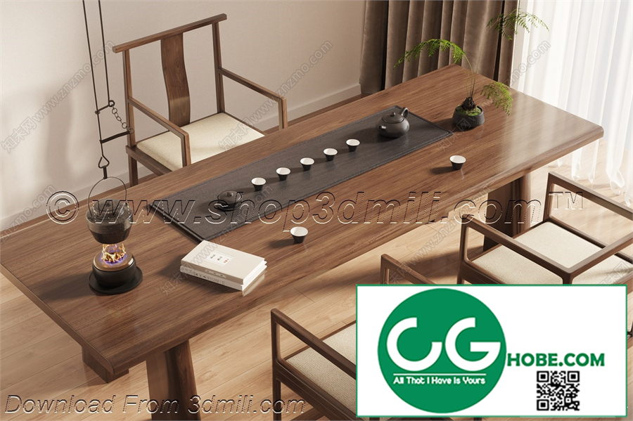 Tea Room 54 3D Model
